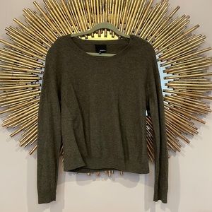Phillip Lim Green Cashmere Crewneck Sweater